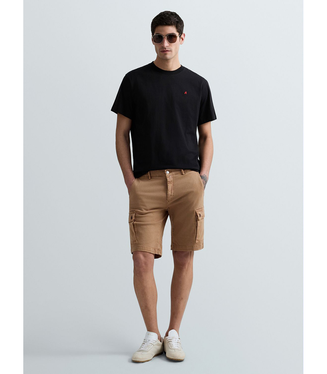 ベーシックジャージーRロゴ Tシャツ 詳細画像 ブラック 2